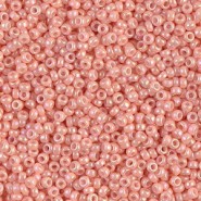 Miyuki seed beads 11/0 - Opaque salmon luster 11-596